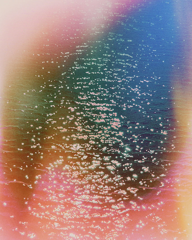 Colorful abstract water ripples with a gradient effect