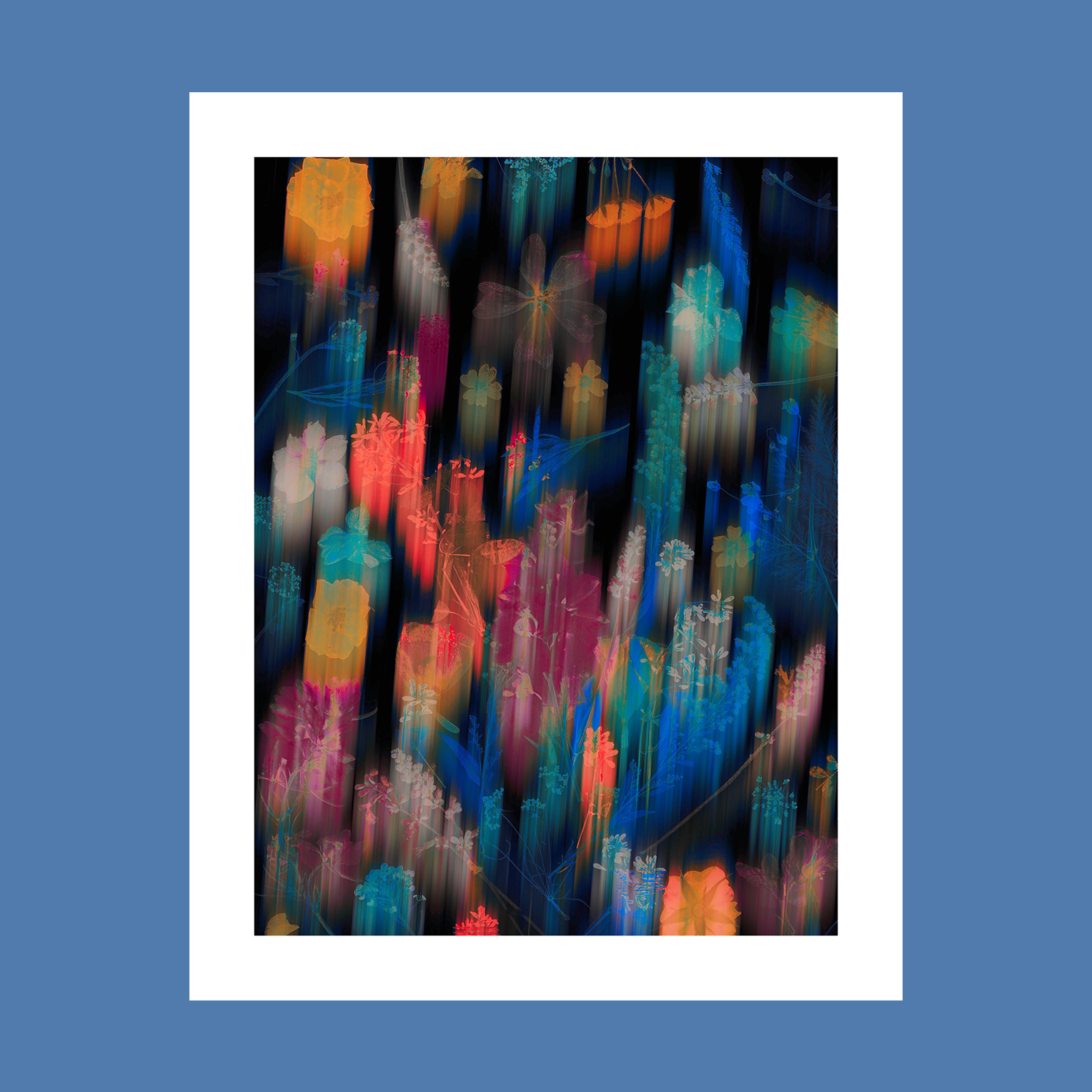 Go With The Flora - Blue