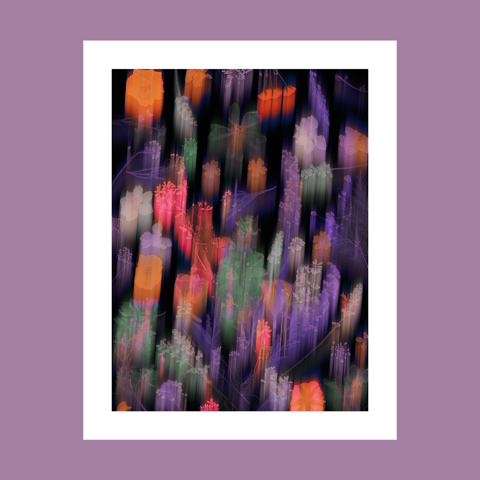 Go With The Flora - Purple